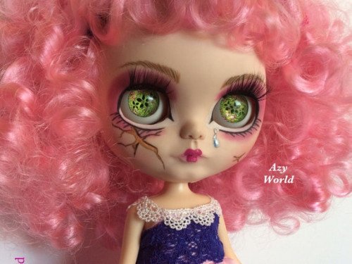 Candy Rose Blythe doll OOAK  by AzyWorld