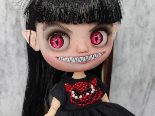 Middie Blythe, Middie Blythe custom, custom doll, art doll by ZKDolls