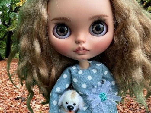 Blythe Doll, Custom, Doll, OOAK, Custom  doll, art doll, handmade, Christmas gift, mohair hair, collectable, ‘Elodie" by BlythedollsbyDanidi