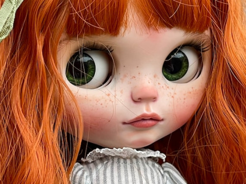 Ooak Custom Blythe Doll on Licca body & soft wig by PicimenClub