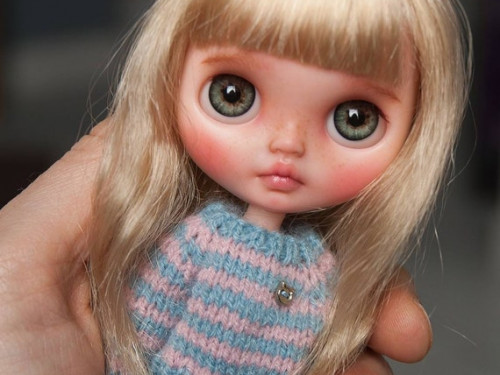 Popmart Blythe Doll Custom, Custom Popmart Doll, Takara Blythe, Blythe Doll Ooak by amoralys