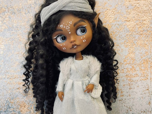 Blythe doll custom – Silver Elf by KattySuzume