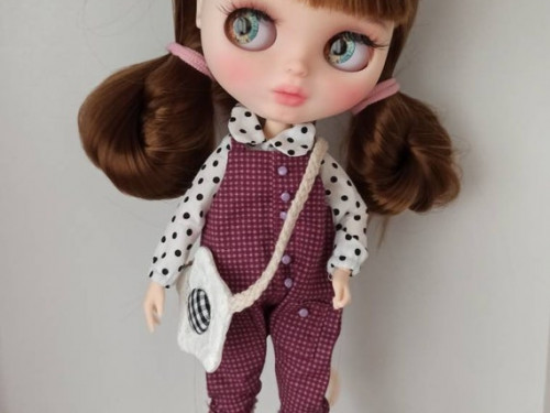 Custom Blythe doll Annie by ksenidoll