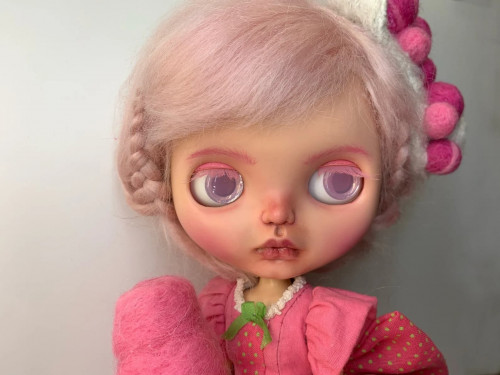 Custom Blythe doll Cotton Candy by NoemiPascualDolls