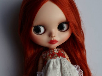 Custom Blythe doll by HexLittleWitchlings