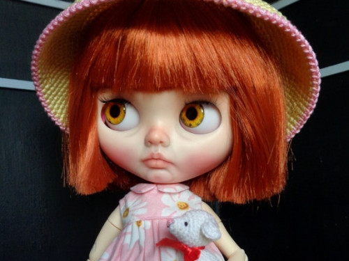 Custom Blythe doll Joy by Blythetinyworlds