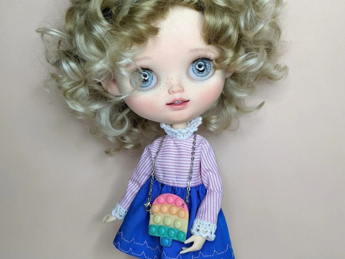 Blythe doll baby custom ooak by BlytheForYou