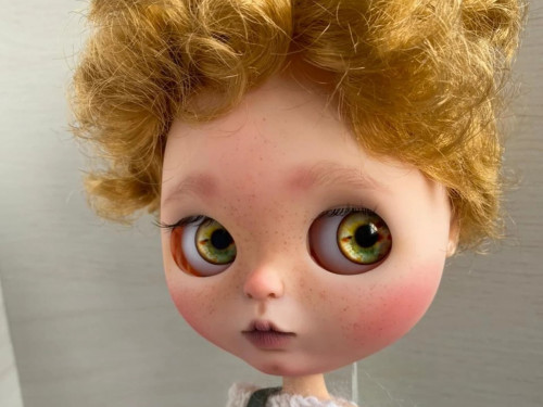 Custom Blythe Doll Boy by CandyJamBlytheDolls