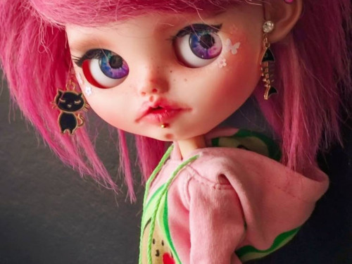 Custom Blythe Art Doll by odarkadolls