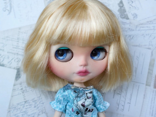 Custom Blythe Doll by salicylankaArt