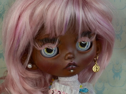 BLYTHE Doll- Kimberly Natural Hair The Little Flower by DjaniDollsShop