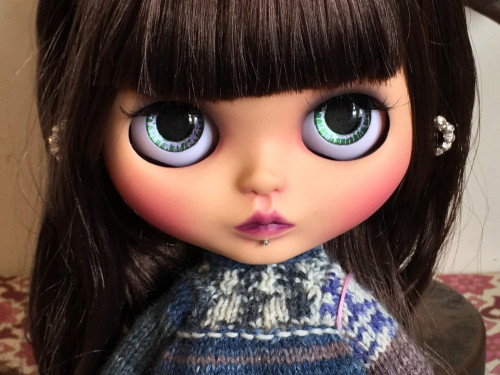 Custom Blythe Doll Factory OOAK “India” by Dollypunk21