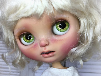 Custom Blythe doll Dandelion, Takara EBL Cinamon girl by SandraEfigenio