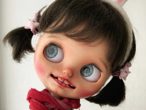 Blythe doll custom by SanaDolls
