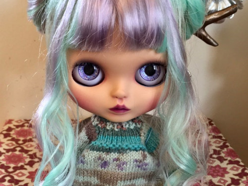 Custom Blythe Doll Factory OOAK “Anemone” by Dollypunk21