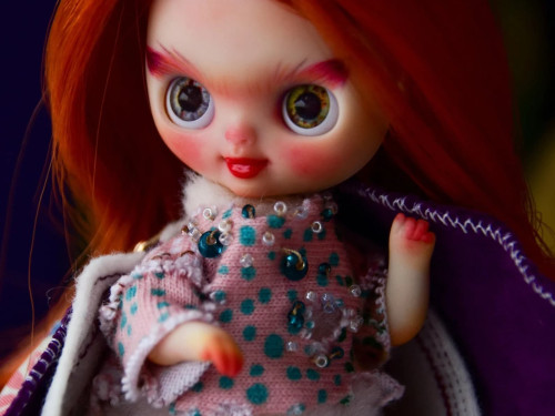 Custom Petite Blythe doll by ToysMFDream