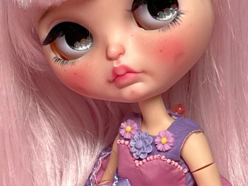 OOAK Pretty in Pink Custom Blythe Doll by CreativeObsessed