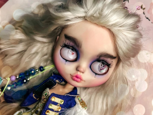 Ooak Custom Blythe Doll Circus Vampire by CandyJamBlytheDolls