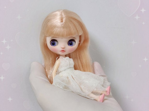 Custom petite blythe doll ooak by msgdoll